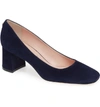 Kate Spade Kylah Block Heel Pump In Navy