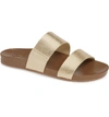 REEF CUSHION BOUNCE VISTA SLIDE SANDAL,RF0A3OKSBLN