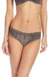 Natori Feathers Hipster Briefs In Dark Grey