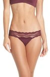B.tempt'd By Wacoal B. Adorable Bikini In Grape Wine