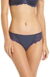 SIMONE PERELE 'CARESSE' LACE TANGA BRIEFS,12A710