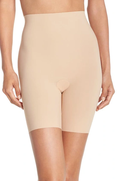 Commando Classic Control Beige Shapewear Shorts In Nude