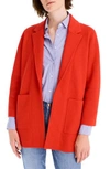 J.CREW New Lightweight Sweater Blazer,J0244