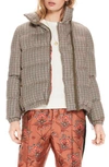 SCOTCH & SODA QUILTED CHECK JACKET,146202