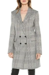 Bardot Plaid Coat In Monocheck