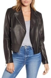 ANDREW MARC NAKED PEBBLE LEATHER MOTO JACKET,AW8A1051