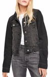 Free People We The Free Rumors Denim Jacket In Black