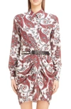 ISABEL MARANT TANIA TECHNO PAISLEY SHIRT,CH0315-18H027I