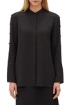 LAFAYETTE 148 NICOLETTE SILK BLOUSE,MBAB9R-6013