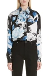 OFF-WHITE FLORAL SILK BLOUSE,OWGA031F189510541099