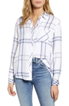 Rails Hunter Plaid Shirt In Indigo Powder Blush