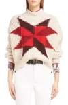 ISABEL MARANT Hanoi Intarsia Patchwork Sweater,PU0813-18H043I