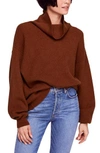 Free People Softly Structured Knit Tunic In Terracotta