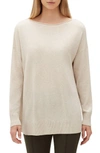 LAFAYETTE 148 RELAXED CASHMERE SWEATER,MWT42E-KC04