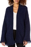 MICHAEL STARS CONFETTI CABLE BELL SLEEVE CARDIGAN,SYN23