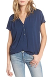 Amour Vert Eden Top In Navy