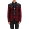 DSQUARED2 DSQUARED2 CHECKED SEQUIN EMBELLISHED BLAZER