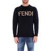 FENDI FENDI KNITTED LOGO SWEATER