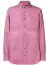 VIVIENNE WESTWOOD CHECK LONG-SLEEVED SHIRT