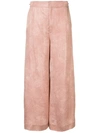 ROLAND MOURET HIGH WAISTED WIDE LEG TROUSERS