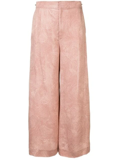 Roland Mouret High Waisted Wide Leg Trousers - 粉色 In Pink