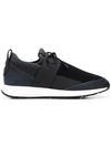 ALEXANDER SMITH ALEXANDER SMITH PANEL LACE-UP SNEAKERS - BLACK