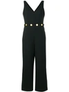 TORY BURCH TORY BURCH BUTTONED JUMPSUIT - BLACK