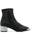 GIUSEPPE ZANOTTI GLITTER EMBELLISHED BOOTS