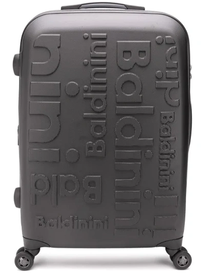 Baldinini Set 315 Logo浮雕公事包 - 黑色 In Black