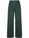 APIECE APART APIECE APART STRAIGHT CROPPED TROUSERS - GREEN