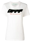 OFF-WHITE OFF-WHITE 'WILL YOU MARRY ME' T-SHIRT - WEIß