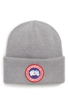 CANADA GOOSE ARCTIC DISC MERINO WOOL TOQUE BEANIE,6936M