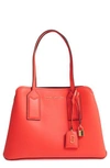 Marc Jacobs The Editor Leather Tote - Red In Poppy Red