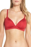 Wacoal Ultimate Side Smoother Wireless T-shirt Bra In Jester Red