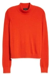 Rag & Bone Yorke Turtleneck Cashmere Sweater In Red