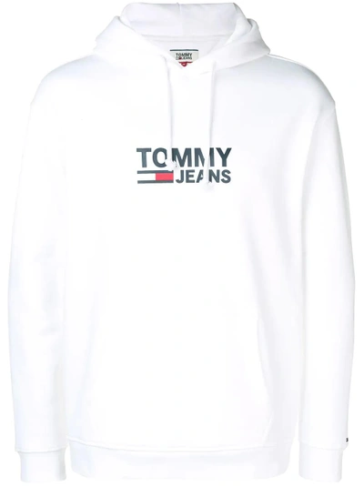 Tommy Jeans Logo印花连帽衫 - 白色 In White