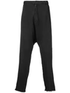 ARMY OF ME ARMY OF ME DROP-CROTCH TROUSERS - GREY