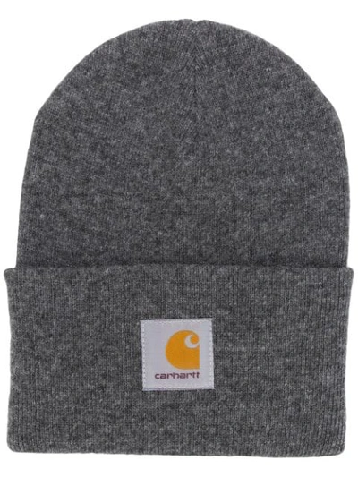 Carhartt Rolled Beanie In Gray