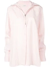 LEMAIRE ZIP CREPE BLOUSE