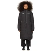 GOSHA RUBCHINSKIY GOSHA RUBCHINSKIY BLACK ADIDAS ORIGINALS EDITION LONG PUFFER JACKET