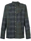 Mostly Heard Rarely Seen Distressed Plaid Shirt In Green