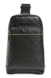 GUCCI SMALL SLING BACKPACK - BLACK,523234DMTDN