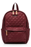 MZ WALLACE SMALL METRO BACKPACK - BURGUNDY,5840108