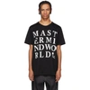 MASTERMIND JAPAN MASTERMIND WORLD BLACK LETTERS T-SHIRT