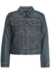 MARC JACOBS WOMAN DENIM JACKET DARK DENIM,GB 7668287965650574