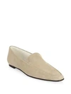 THE ROW Minimal Suede Loafers