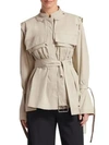 PROENZA SCHOULER Belted Cropped Trench Jacket