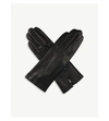 DENTS Faux-shearling leather gloves