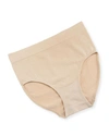 Wacoal Smooth Series Shaping High-cut Briefs In Sand