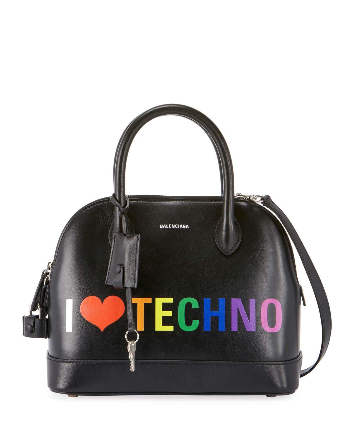 i love techno balenciaga bag